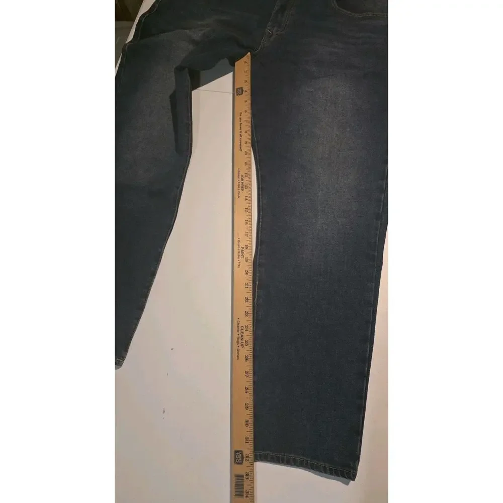 True Religion Geno Relax Slim Jeans Men’s 42 Dark Wash World Tour White Tag